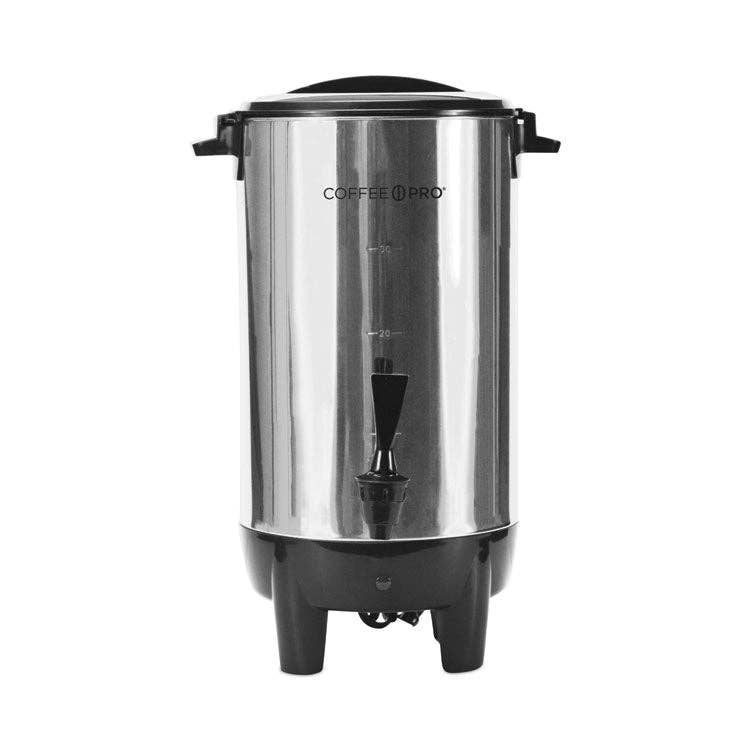 Everyday Supply Co - Wholesale Coffee Machine - Coffee Pro - 30-Cup Percolating Urn, Stainless Steel0