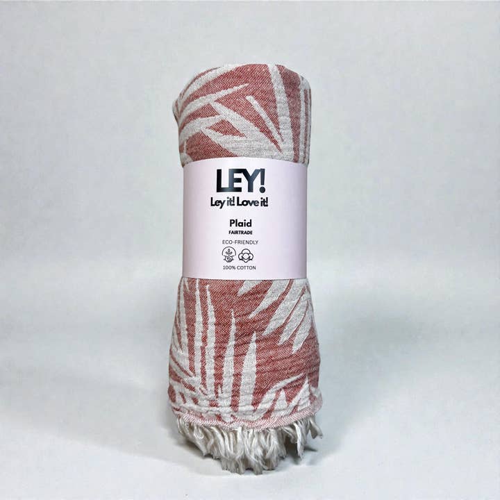LEY! Plaid - Palm - Rust for wholesale by LEY!