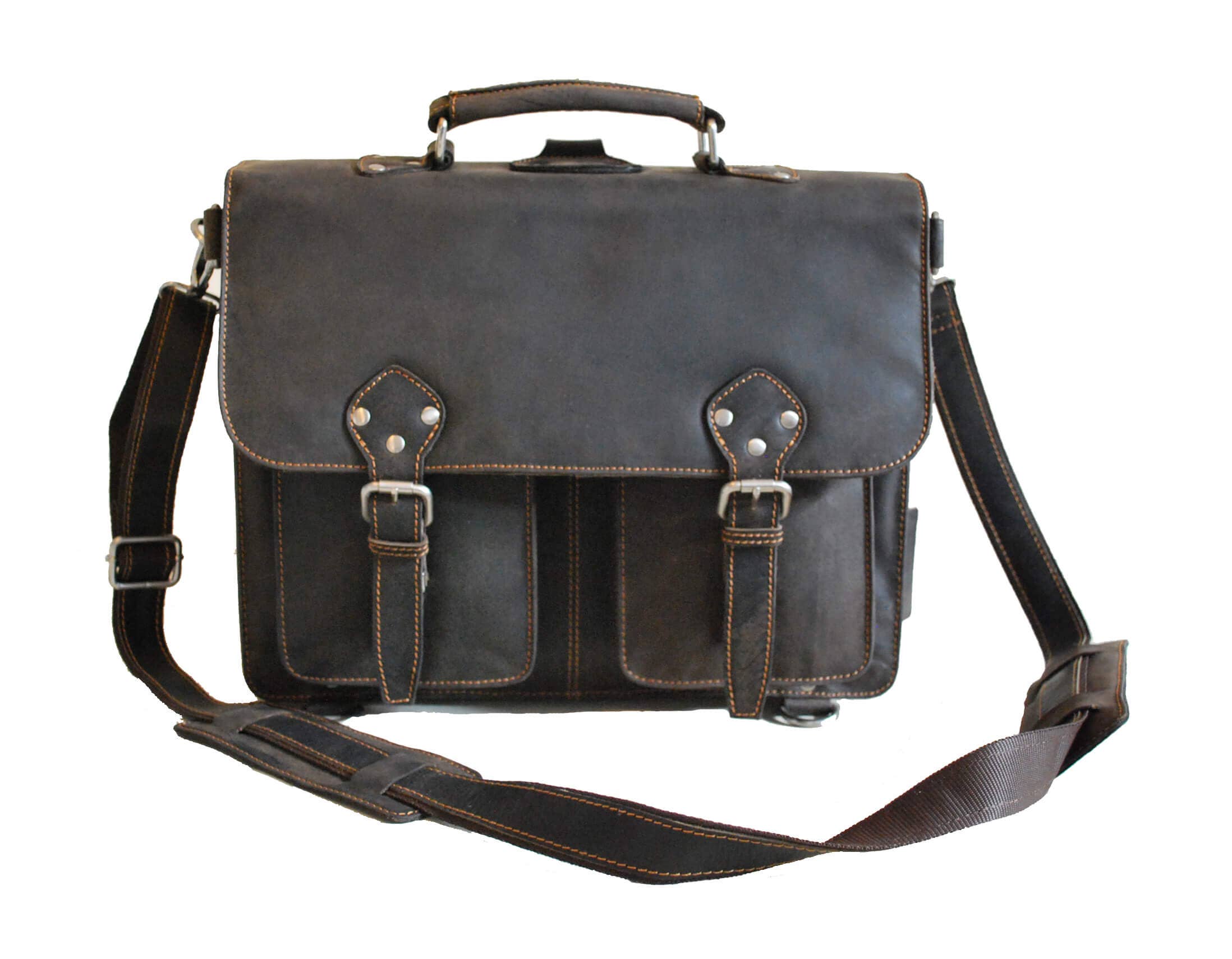 Greenwood - Venta al por mayor Maletín - Unisex - Bolso maletín y mochila combinado de cuero Eric10