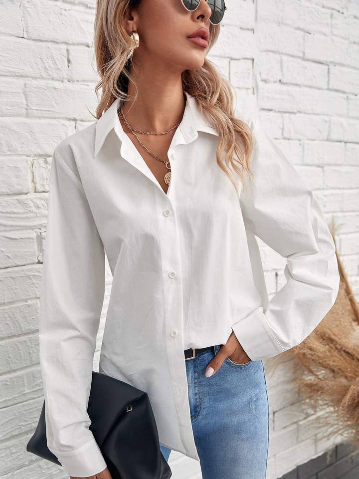 Classic Button-Up Shirt for Everyday Boutique Styling
for wholesale by Queen Fashion