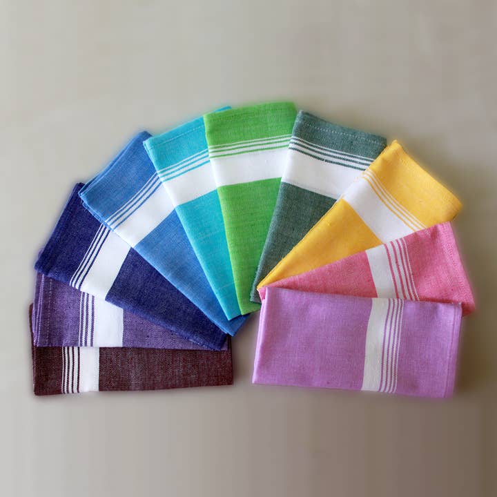 Guardanapo de mesa colorido por atacado de Kara Weaves