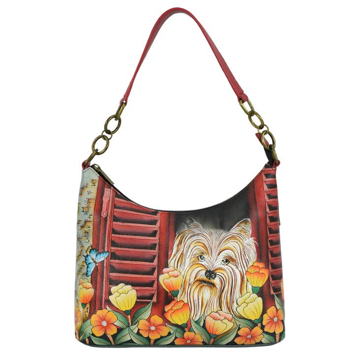 Hobo Shoulder Bag - 8502 for wholesale by Anuschka | Vanya Lara (USA)