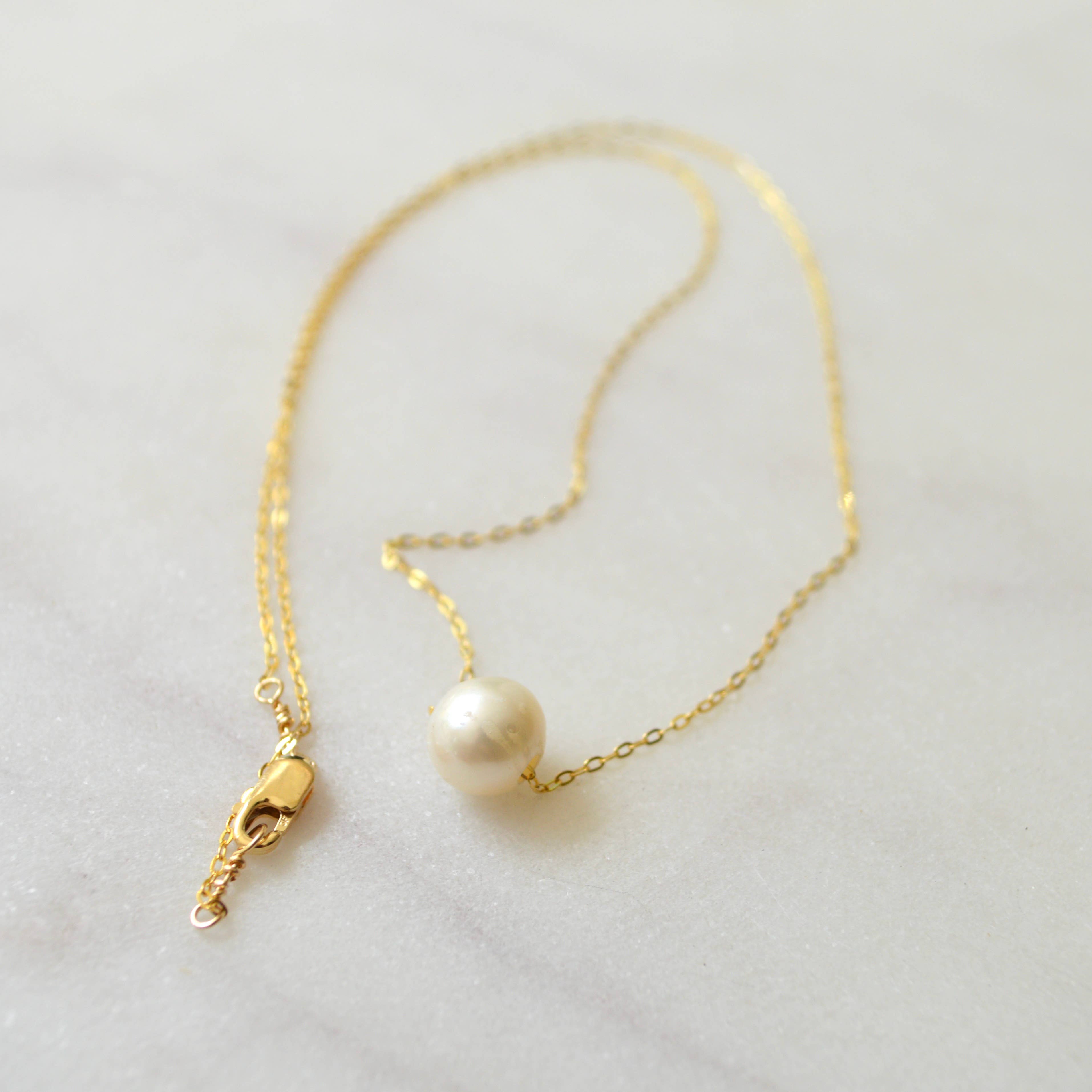 Salty But Sweet - Wholesale Pendant/Charm Necklace - Floating Freshwater Pearl Necklace2