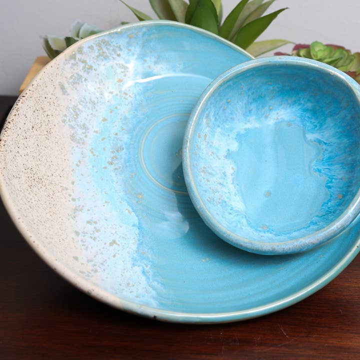 Sawdust and Clay - Wholesale Decorative Plate/Dish/Bowl - Coastal Swirly Bowls6