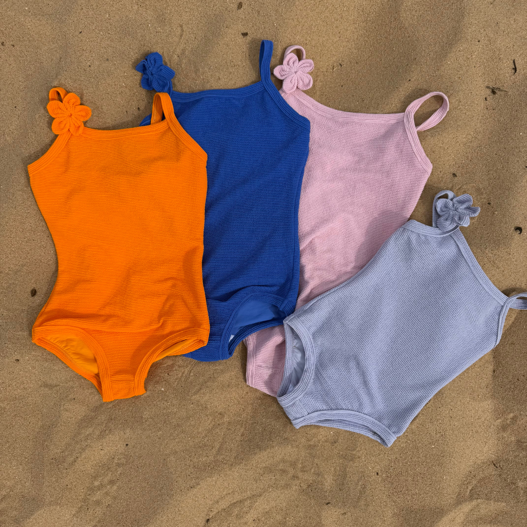 Anchor & Arrow - Wholesale One Piece Swimsuit - Kids - Florence One Piece | Orange Crinkle5