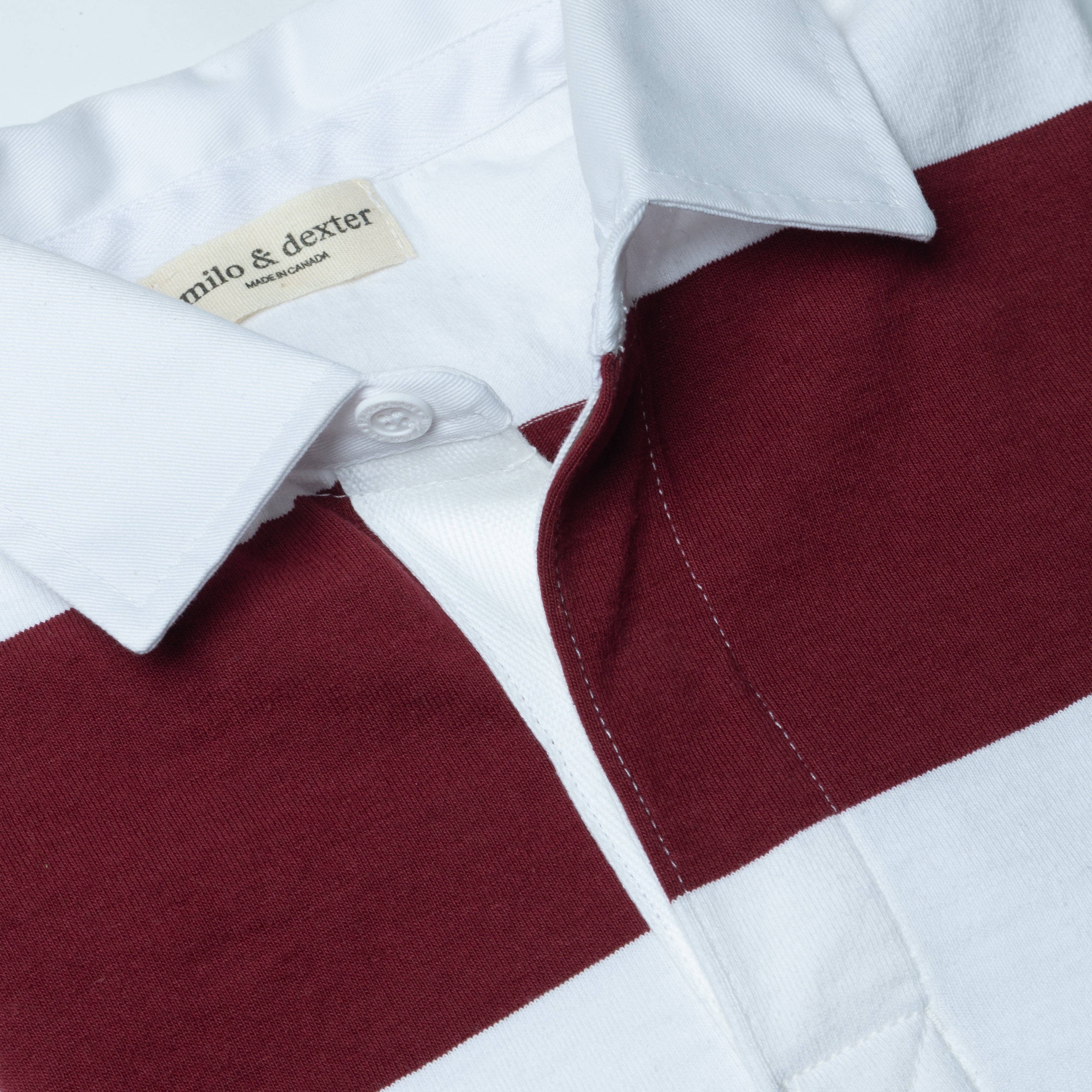 Milo & Dexter - Wholesale Polo - Men's - Striped Rugby Shirt7