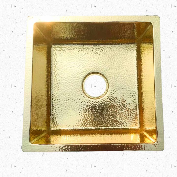 Palmeraies – wholesale Köksapparat – Guld Diskbänk - Olackerad Mässing Diskbänk