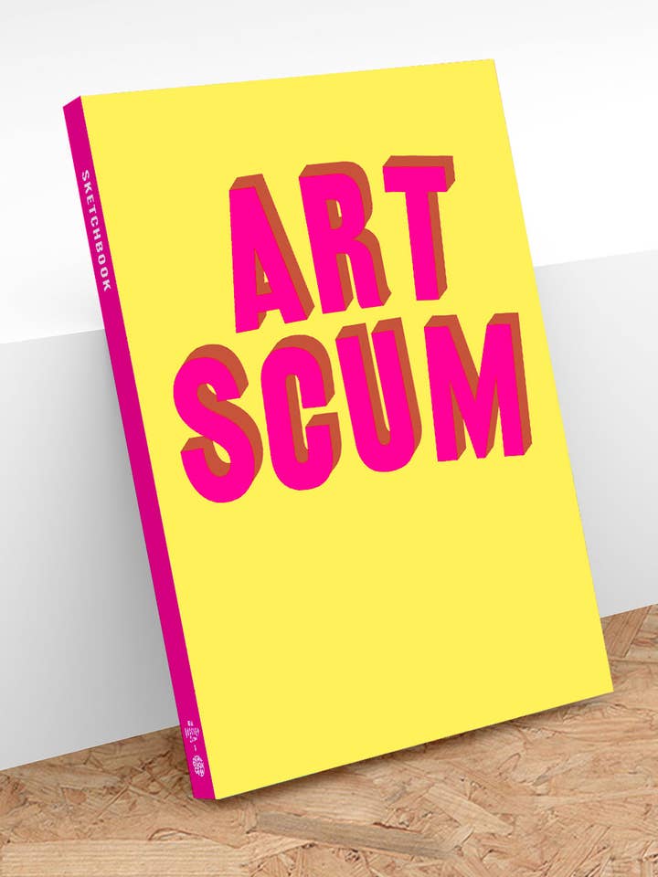 Funny Gift - Art Scum Art Sketchbook By Real Hackney Dave for wholesale by Brainbox Candy