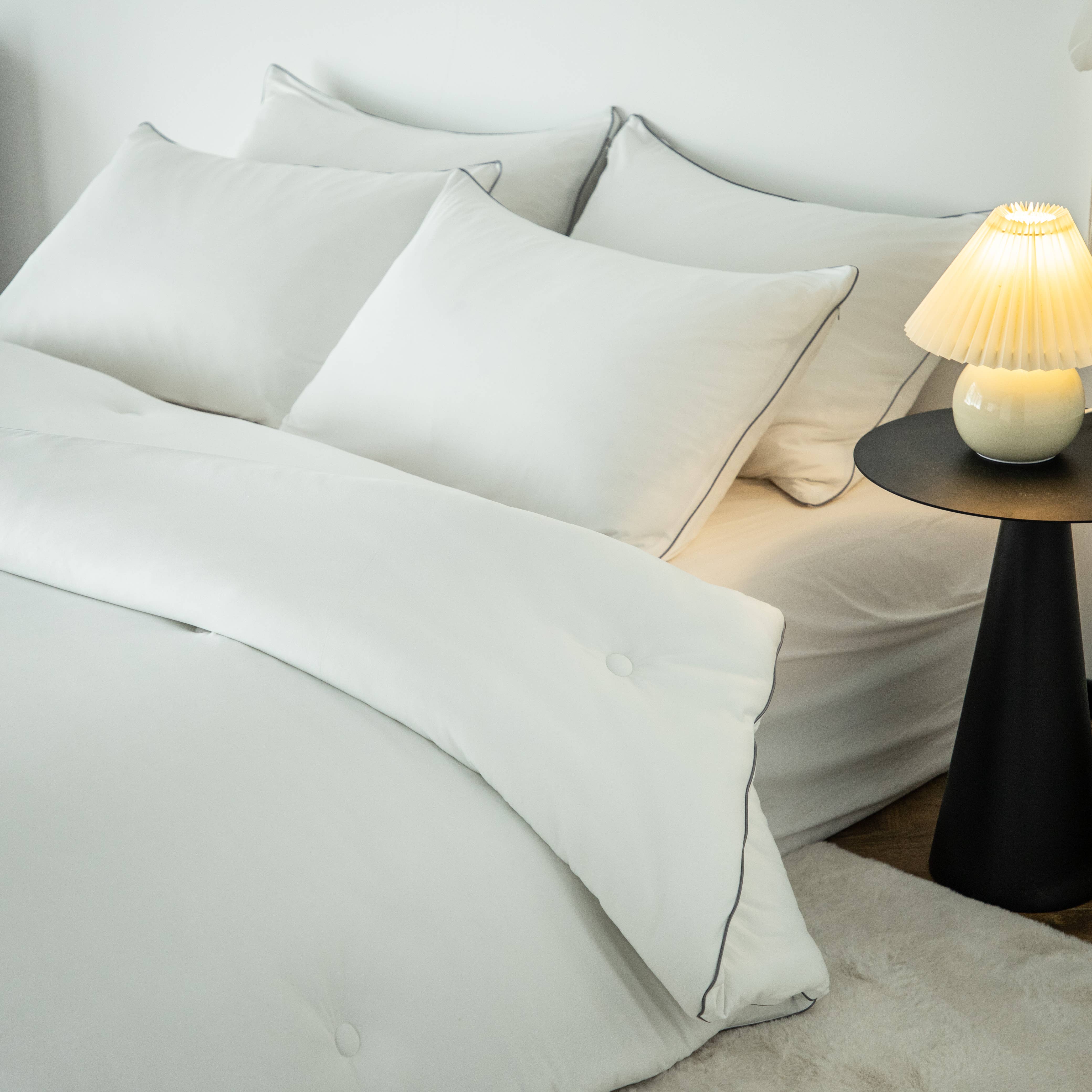 Kasentex - Vendita all'ingrosso Federe/copricuscino - Set di 2 fodere per cuscini, morbide e leggere, decorazione per biancheria da letto15