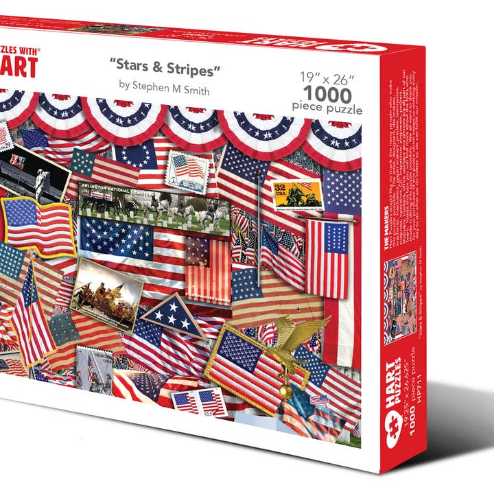 Hart Puzzles - Wholesale Puzzle - Adult - Stars & Stripes by Steve Smith
