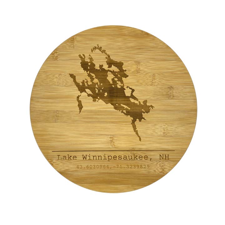 Lake Cutting Board for wholesale by Nautically Northern