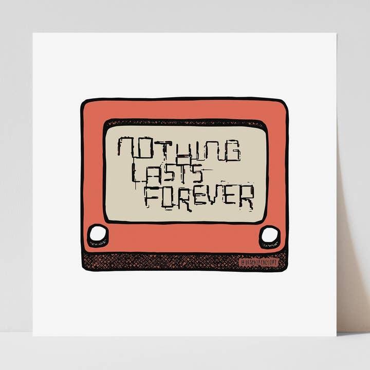 Gravure existentielle à l'eau-forte pour la vente par Despair Factory