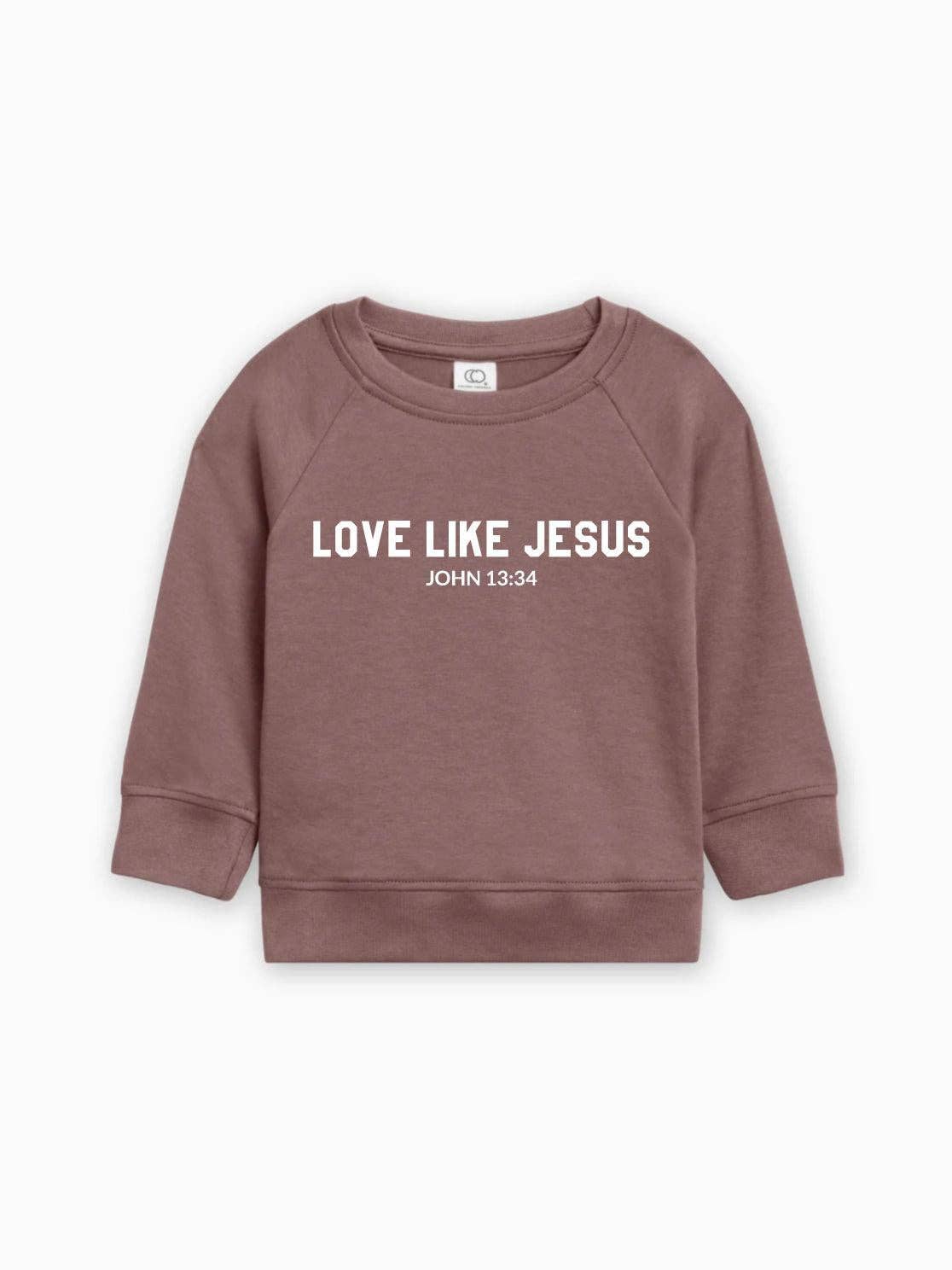 Verita Culture - Wholesale Sweatshirt - Kids - Love Like Jesus Christian Organic Cotton Toddler Kids Pullover5