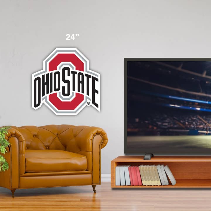 Découpe du logo de l'Université d'État de l'Ohio 24" NCAA pour la vente par Fan Creations