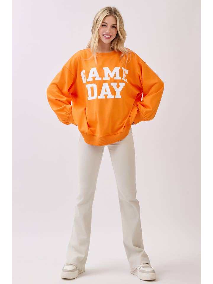 Sewn and Seen - Wholesale Graphic Sweatshirt - Women's - Bold Varsity Game Day Sweatshirt23