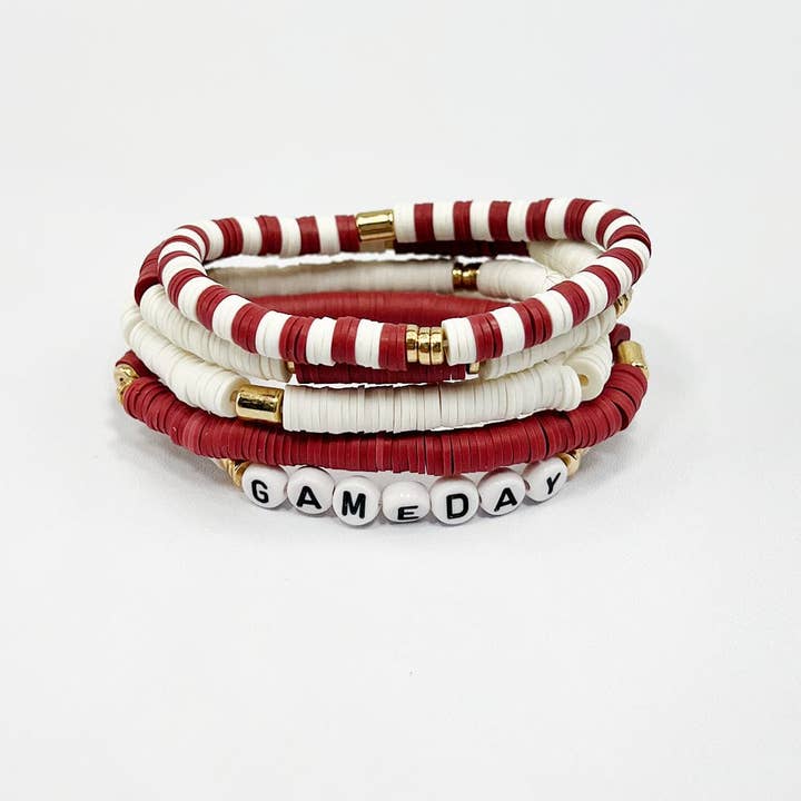 MiMi Wholesale - Wholesale Jewelry Set - JB1001 Gameday Stretch Bracelet Set7