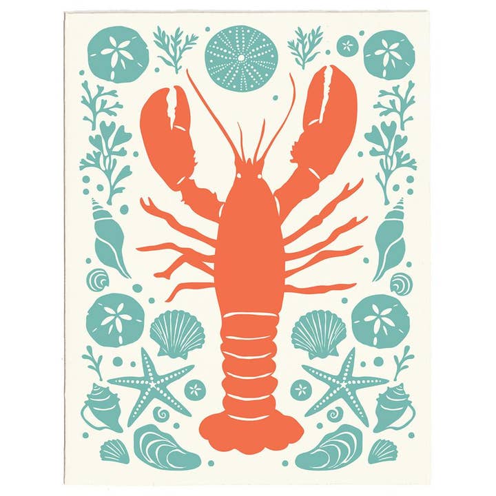 Tarjeta de felicitación de langosta para venta al por mayor de Morris & Essex