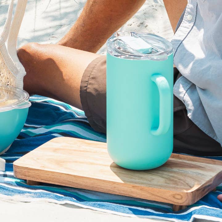 served - Wholesale Pitcher - Insulated Pitcher - Holiday Party Ready, Blue Lemonade6