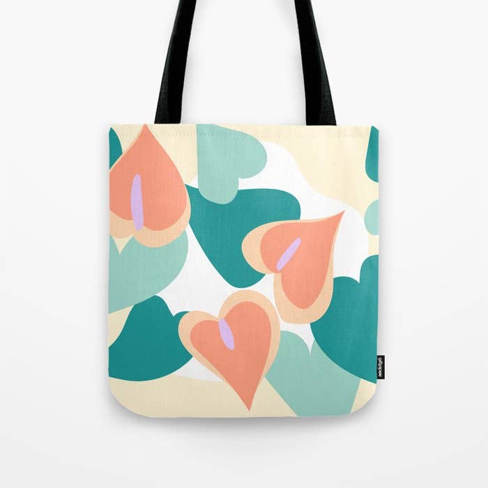 DANESSA - Wholesale Tote Bag - Women's - Tropical Plants Tote Bag1