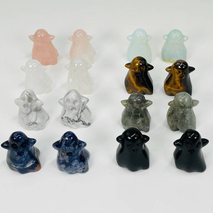 Rock Paradise - Wholesale Spiritual Stone/Crystal - Gemstone Ghosts Halloween Decoration Crystal Alter Carvings7