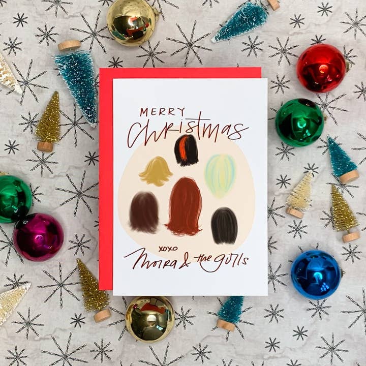 Moira & les filles Carte de Noël Schitt's Creek par StoneDonut Design pour la vente par Stone Donut Design, LLC