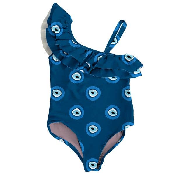 Bermies - Wholesale One Piece Swimsuit - Kids - Mykonos - One Piece Girls