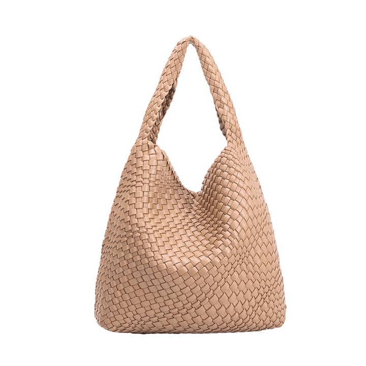 Melie Bianco - Wholesale Shoulder Bag - Women's - Johanna Nude Recycled Vegan Shoulder Bag Pre-Order 7/30