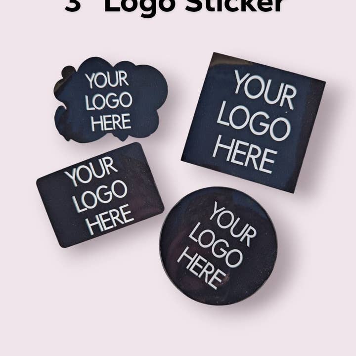 Logo Sticker - 3" Measurement for wholesale by Superb Snuffles
