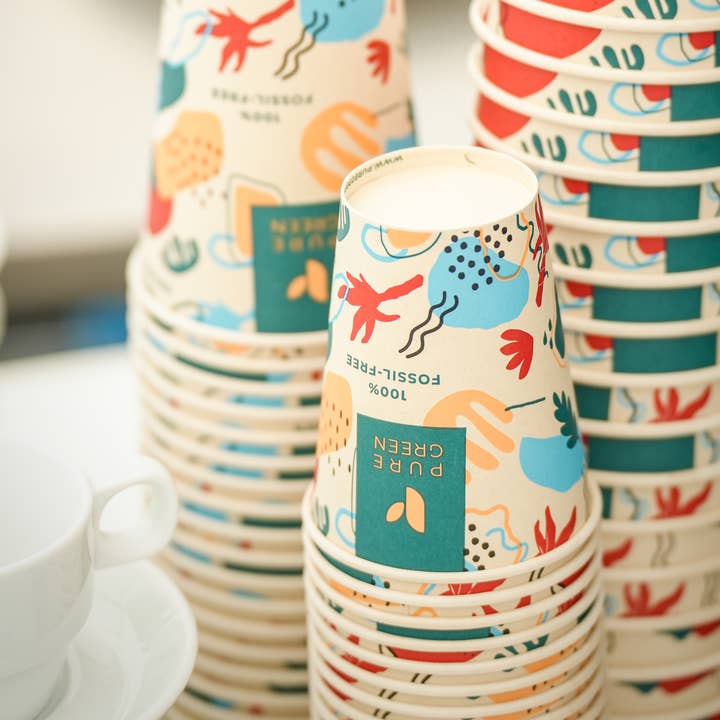 PUREGREEN GmbH – wholesale Disposable cup – Bio Tree-Free Coffee Cups2