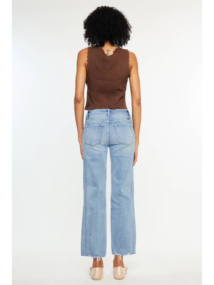 MEDIUM OPEN PACK MID RISE STRAIGHT LEG JEANS-KC3310M for wholesale on Faire7