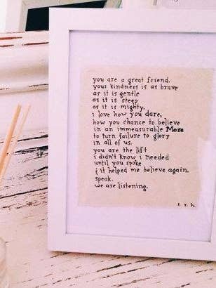 Speak // Poem for wholesale by NOTESONTHEWAY