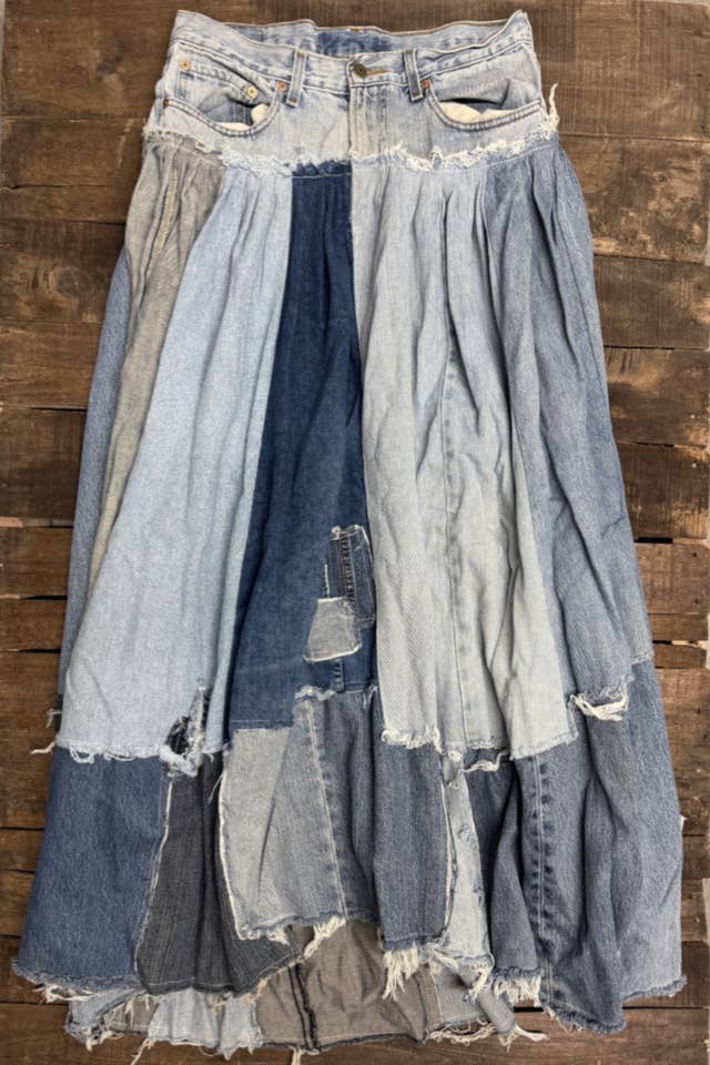 Jaded Gypsy - Wholesale Skirt - Women's - Patched About Skirt