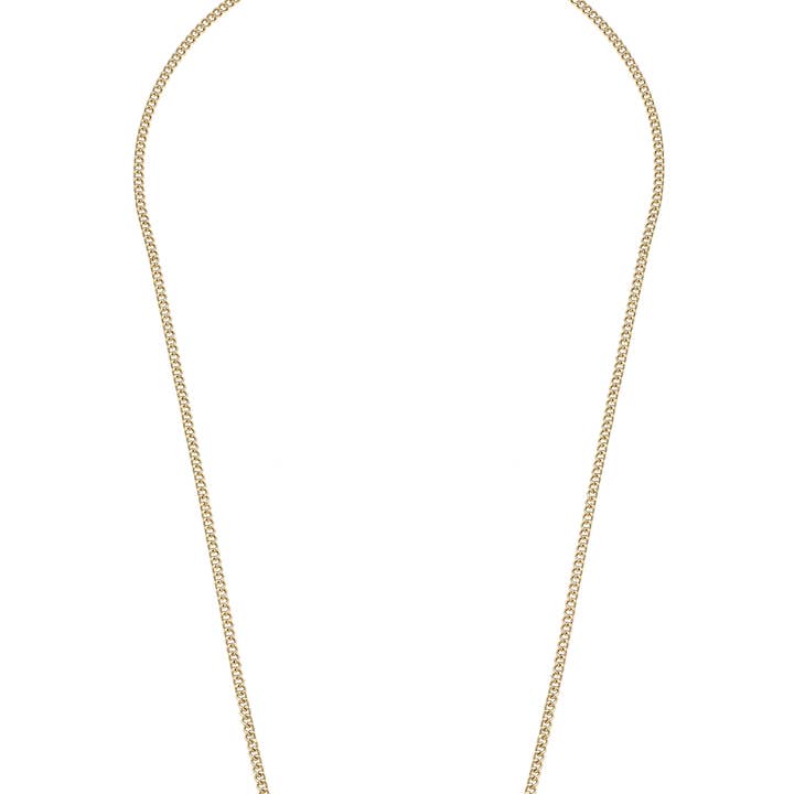 Baylor Bears Varsity Outline Necklace in Shiny Gold for wholesale by Canvas Style