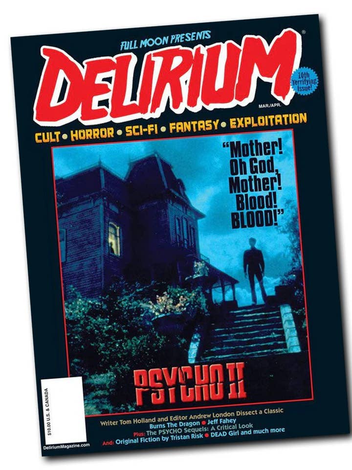 Numéro #10 du magazine Delirium pour la vente par Full Moon Features