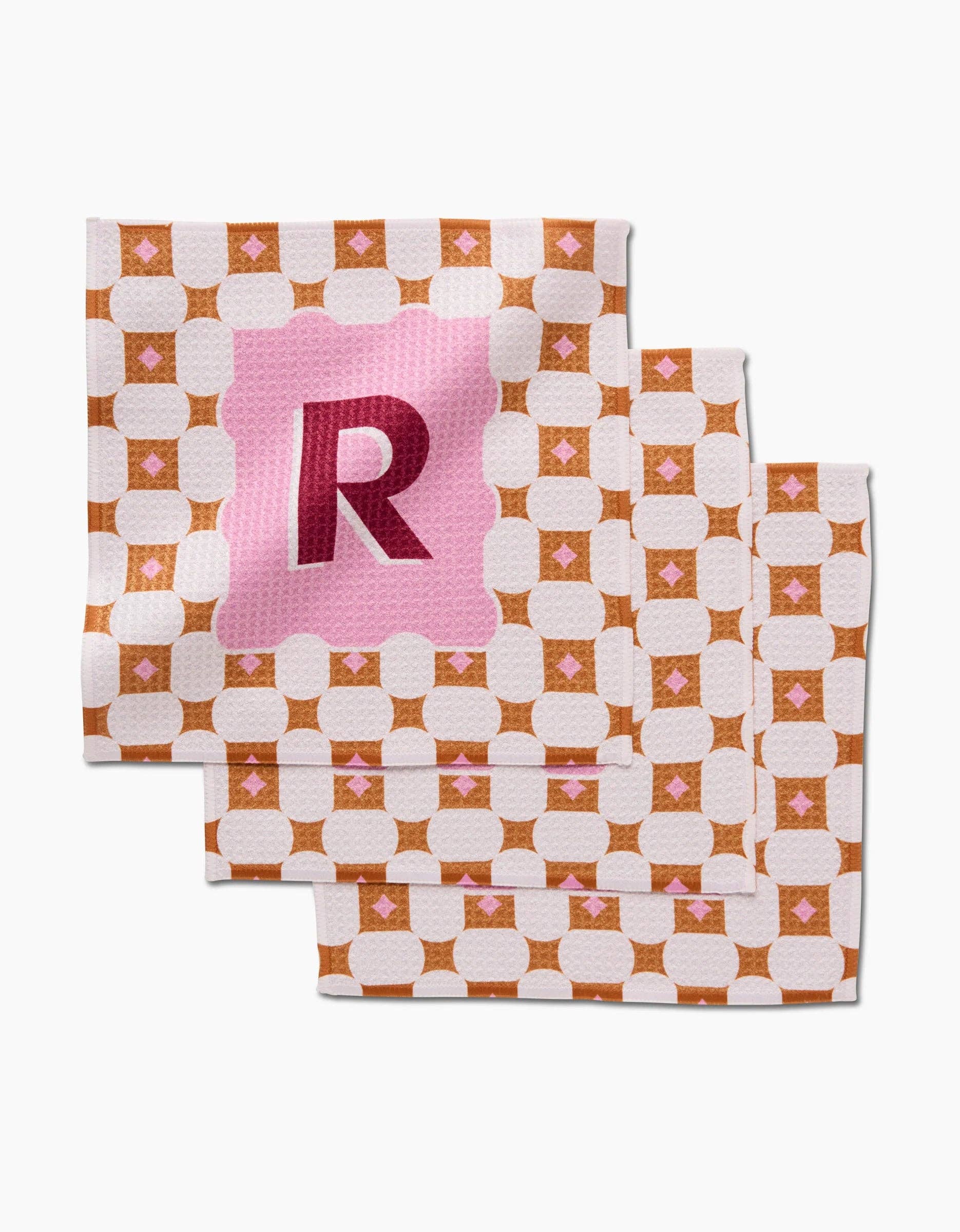 Geometry – toalha de cozinha por atacado – Azulejo com Monograma de Geometria20