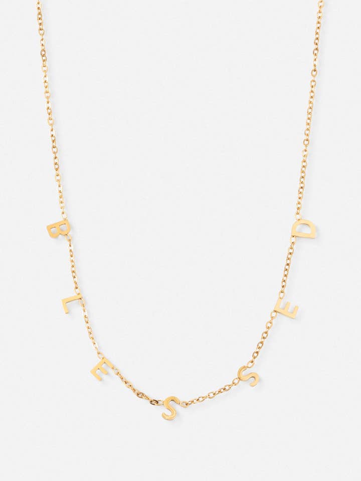 Collar Blessed Dainty para venta al por mayor de Elevated Faith