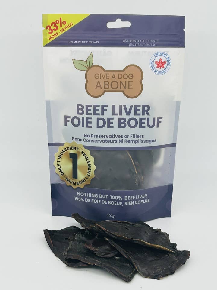 Beef Liver Dog Treats for wholesale by Give a Dog a Bone Pet Bakery