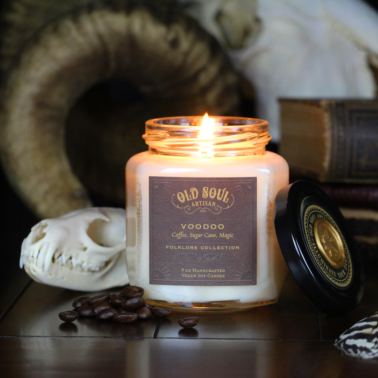 Ritual Soy Candle (frankincense and myrrh) - Old Soul Artisan
