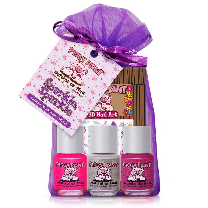 Sparkle, Sparkle Non-Toxic Kids Nail Polish for wholesale by Piggy Paint