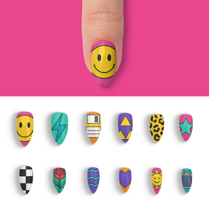FYNE BODY - Wholesale Press-on/fake nails - Sugar Rush 90's Press-On Nails1