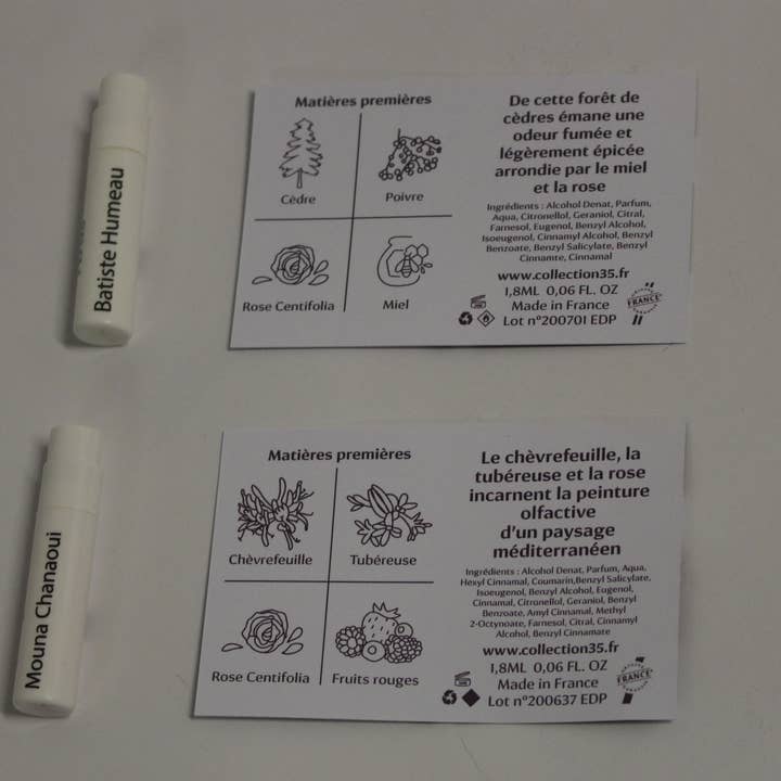 Maison de Parfum Berry - Wholesale Perfume/Eau de Toilette - Olfactory Exploration – Centifolia Collection (5x1.8ml)11