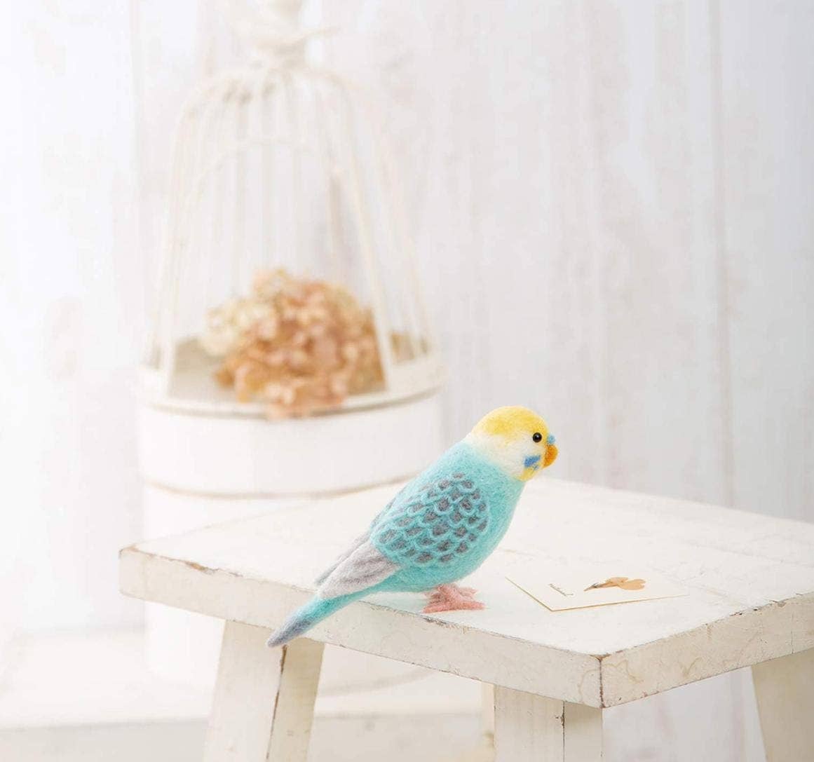 「FUNJI」In Japan - Wholesale DIY Craft Kit - Japanese Needle Felting Kit: Budgie & Cockatiel DIY Craft4