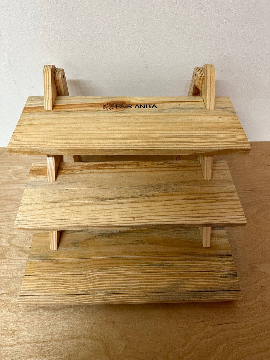 Fair Anita - Wholesale Display Shelf - Wooden Tier Slat Retailer Display9