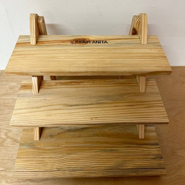 Fair Anita - Wholesale Display Shelf - Wooden Tier Slat Retailer Display9