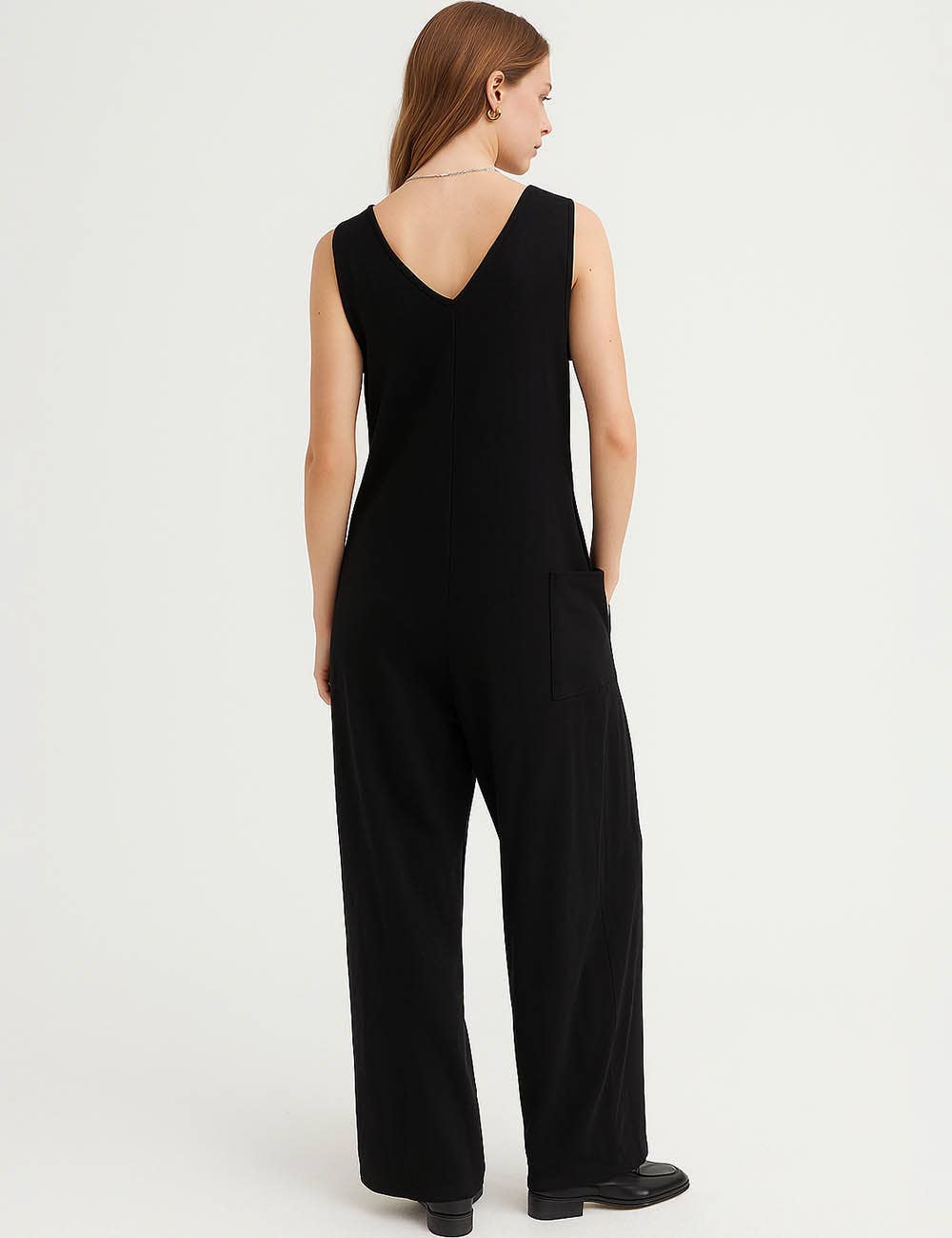 Sweetkama - Wholesale Jumpsuit - Women's - Ladies Two Shoulder Overalls Solid Daily Jumpsuit SKJ238415