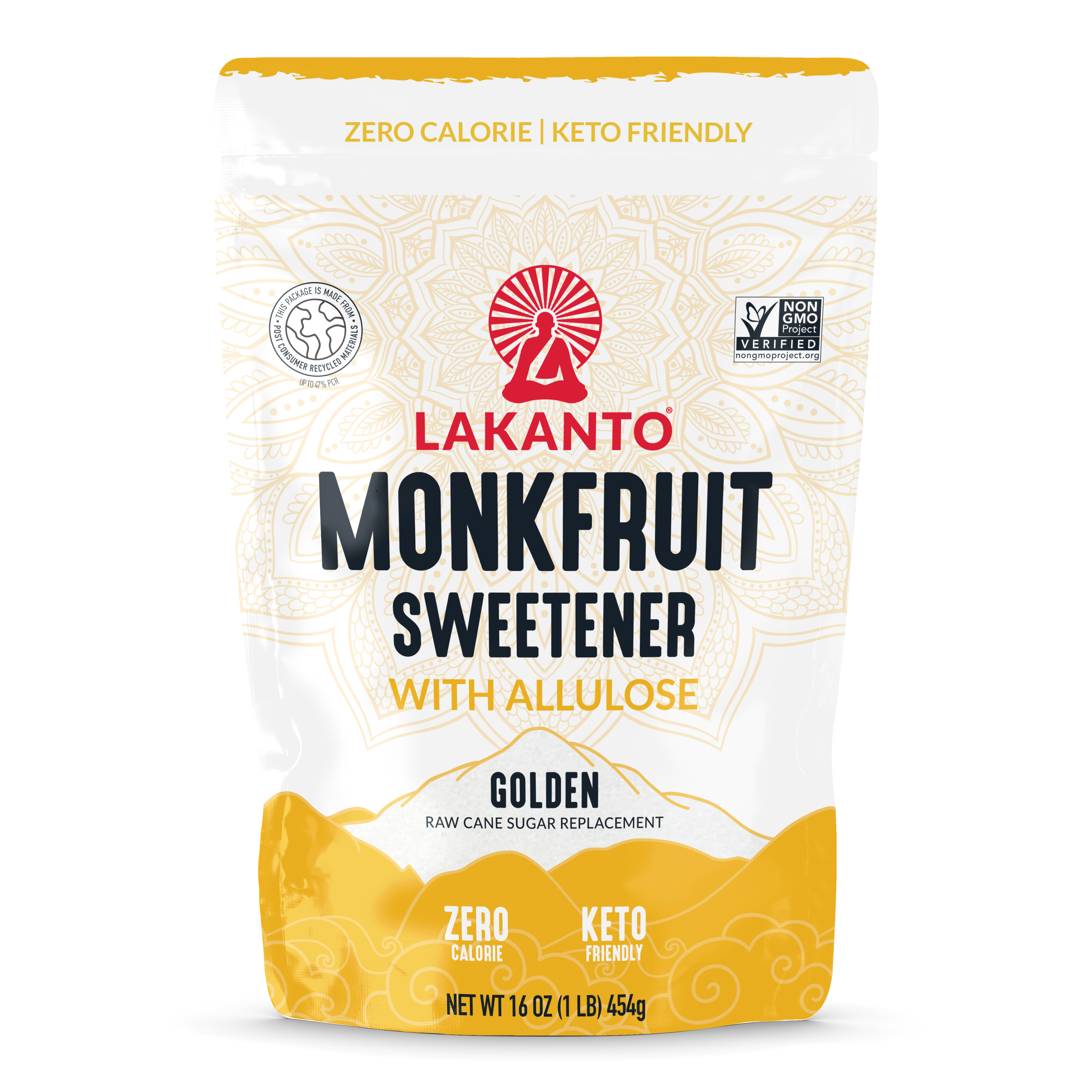Lakanto - Wholesale Sugar/Sweetener - Lakanto Golden Monkfruit Sweetener with Allulose - 1 lb0