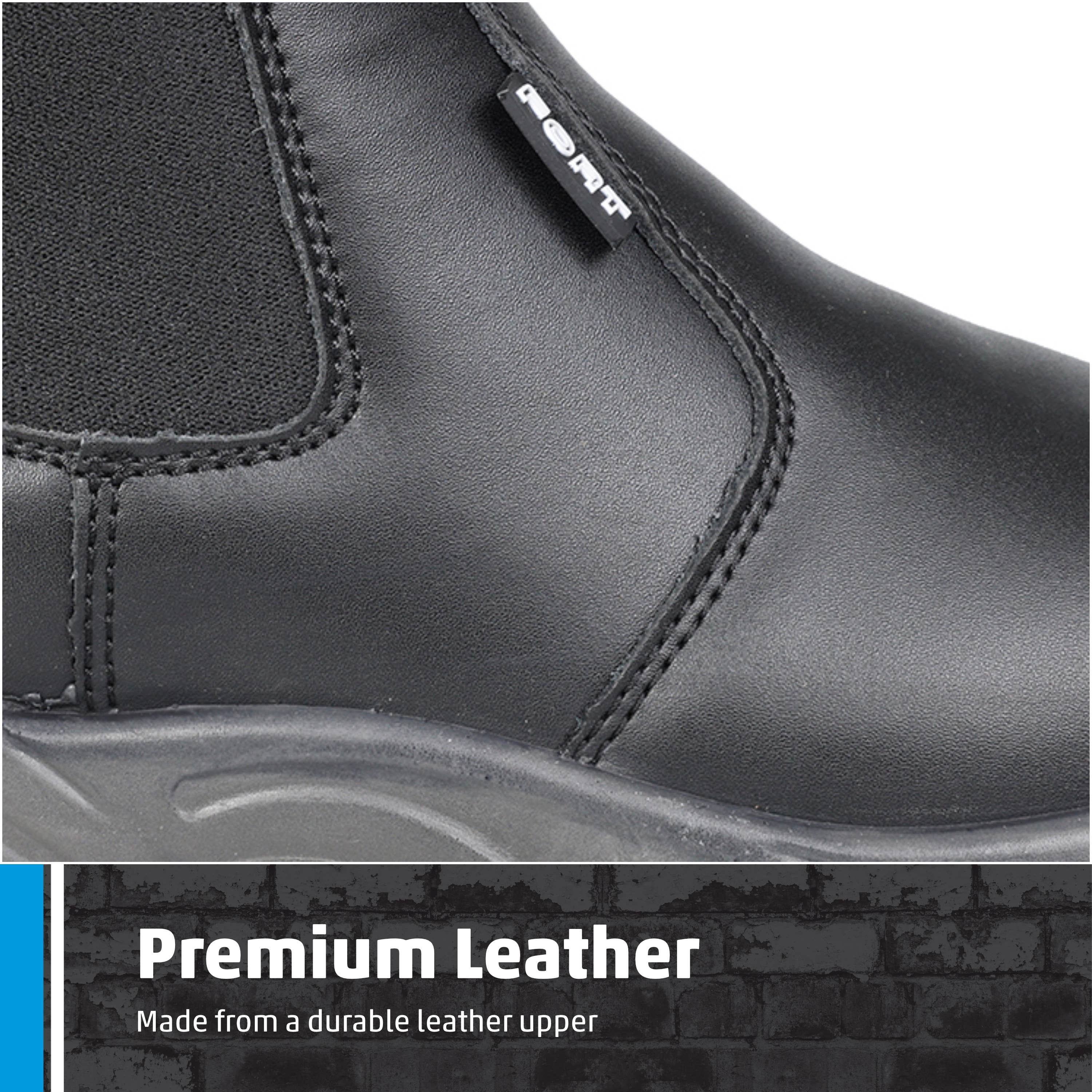 TuffStuff Workwear – wholesale Chelsea boots – Men's – Fort Nelson Leather Safety Boots with Steel Toe Caps2