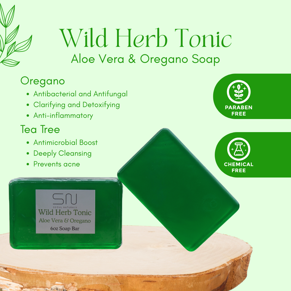 Seoul Naturals - Vendita all'ingrosso Saponette - Sapone all'Aloe Vera con Origano e Olio di Melaleuca, 6oz all'ingrosso1