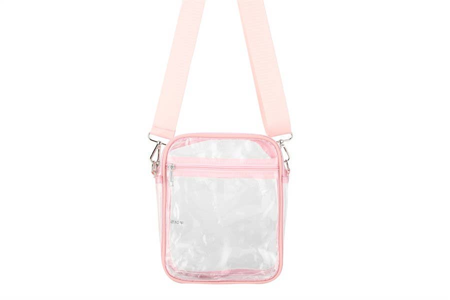Nima Accessories Inc - Wholesale Crossbody Bag - Women's - Ladies Clear See Thru Fashion Cross Body Handbags3