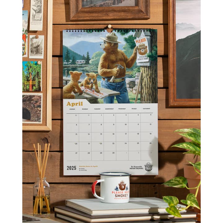 The Landmark Project – Großhandel Kalender – Smokey Bear-Kalender 2025
